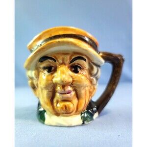 Toby Face Mug Johny Barley Character Cup Vintage Hand Painted Japan Creamer